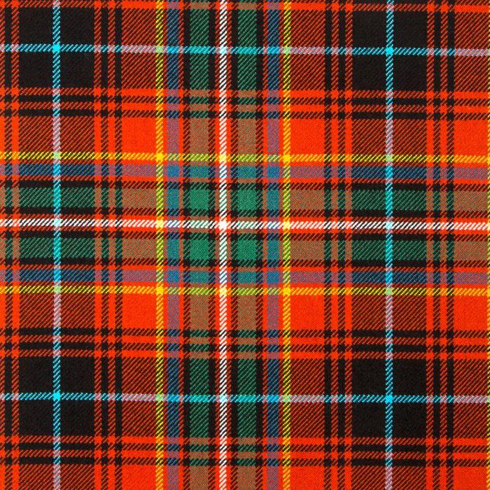 lochcarron of scotland MacInnes Red Ancient Heavyweight Tartan Fabric