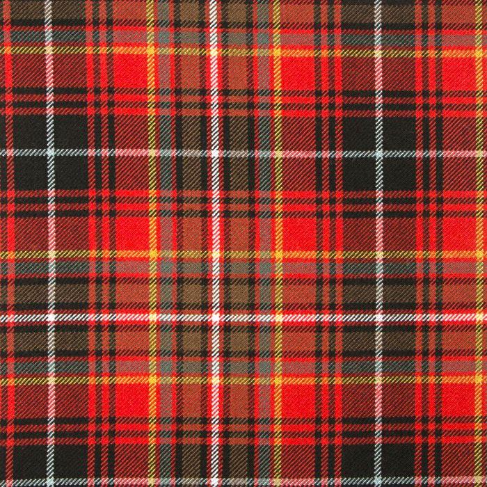 lochcarron of scotland MacInnes Red Weathered Heavyweight Tartan Fabric