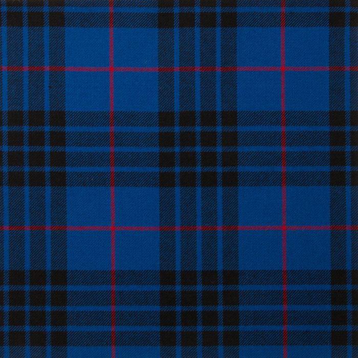 lochcarron of scotland MacKay Blue Modern Lightweight Tartan Fabric