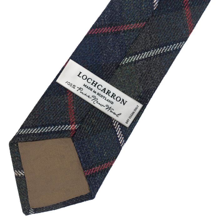 Lochcarron Of Scotland MacKenzie Hunting Modern Selkirk Heavyweight Tweed Tie