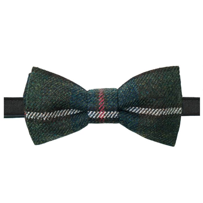 lochcarron of scotland MacKenzie Hunting Modern Selkirk Heavyweight Tweed Bow Tie