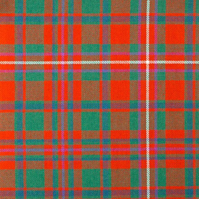 lochcarron of scotland MacKinnon Red Ancient Heavyweight Tartan Fabric