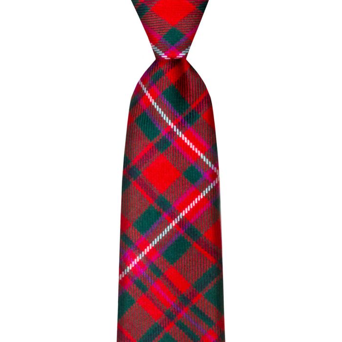 lochcarron of scotland MacKinnon Red Modern Tartan Tie