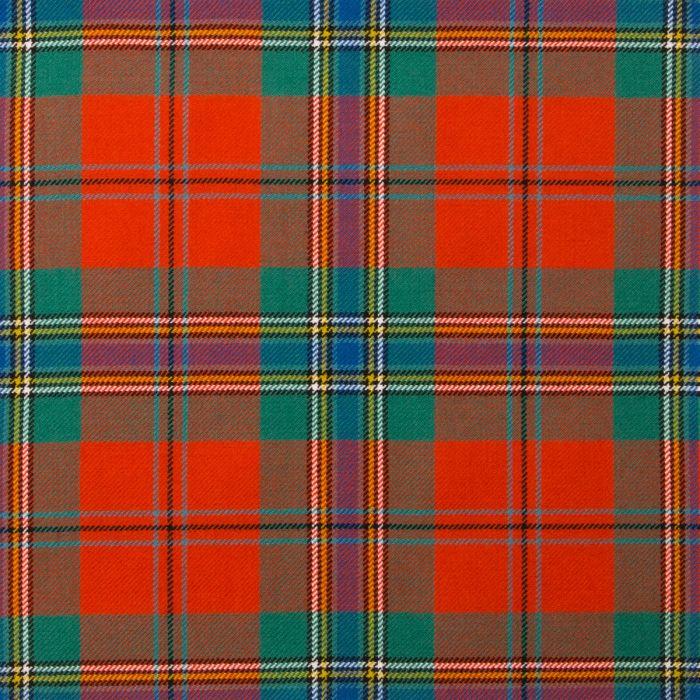 lochcarron of scotland MacLean of Duart Ancient Lightweight Tartan Fabric