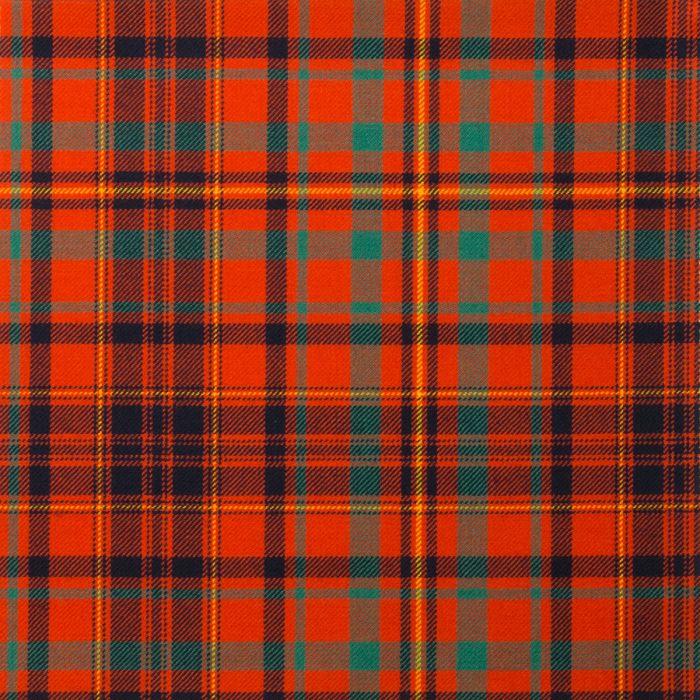 lochcarron of scotland MacLeod Red Ancient Lightweight Tartan Fabric