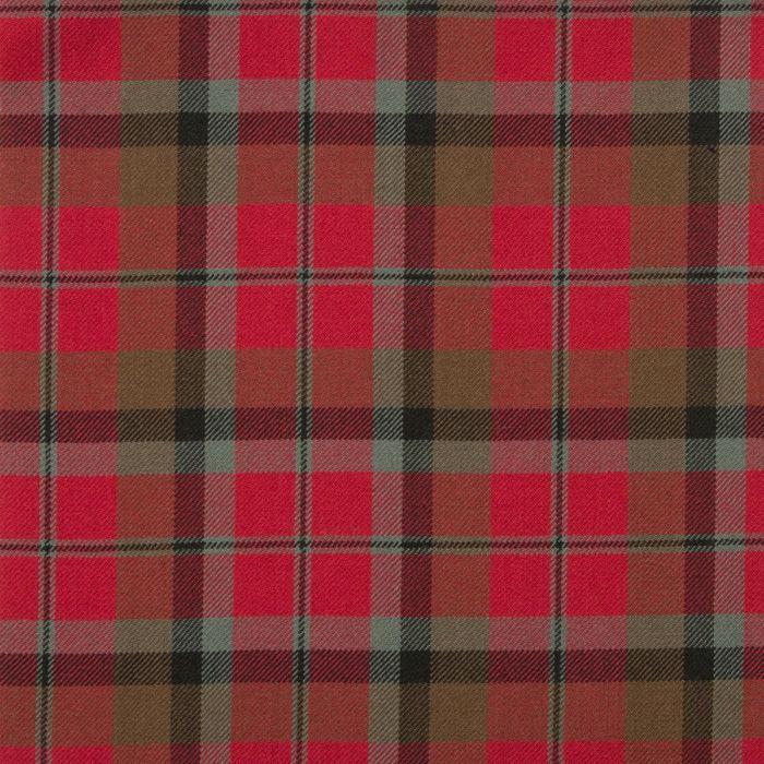 lochcarron of scotland MacNaughton Weathered Medium Weight Tartan Fabric