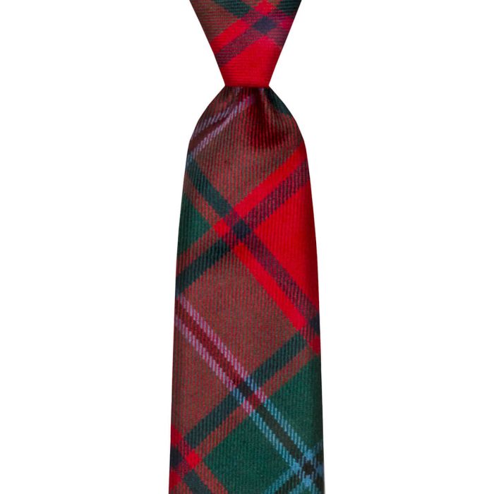 lochcarron of scotland MacPhail Red Modern Tartan Tie