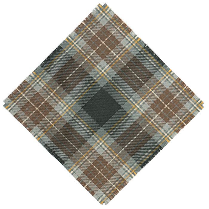lochcarron of scotland Made to Order Braeriach Mediumweight Tartan Pocket Square