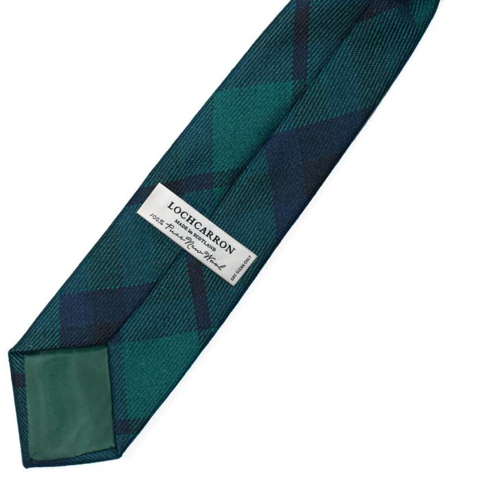 Lochcarron Of Scotland Made To Order Reiver Lightweight Boys / Childrens Tartan Tie