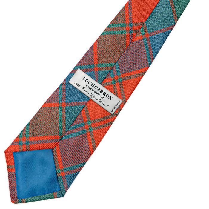 Lochcarron Of Scotland Made To Order Reiver Lightweight Boys / Childrens Tartan Tie