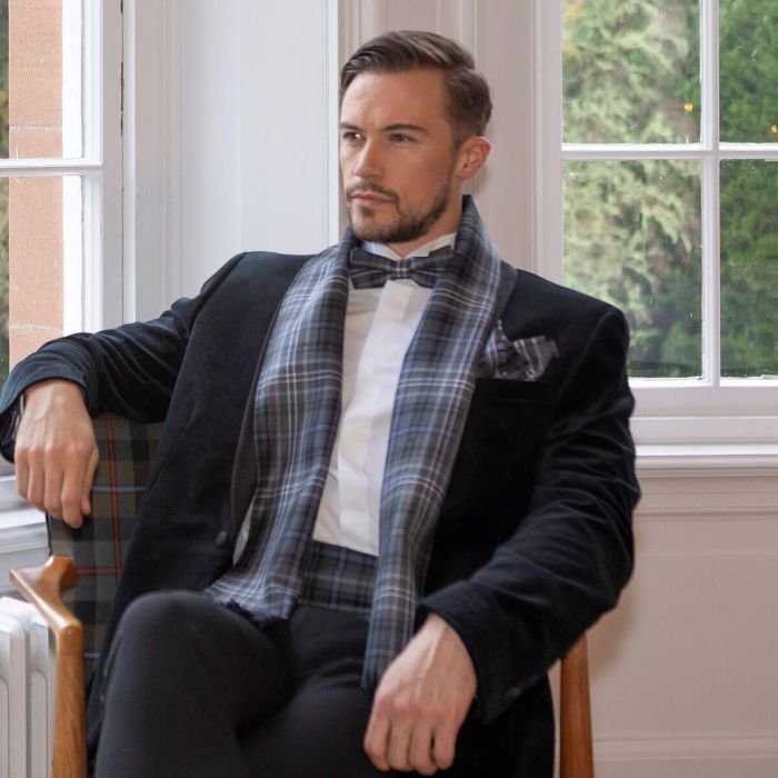 Lochcarron Of Scotland Made To Order Reiver Lightweight Pocket Square