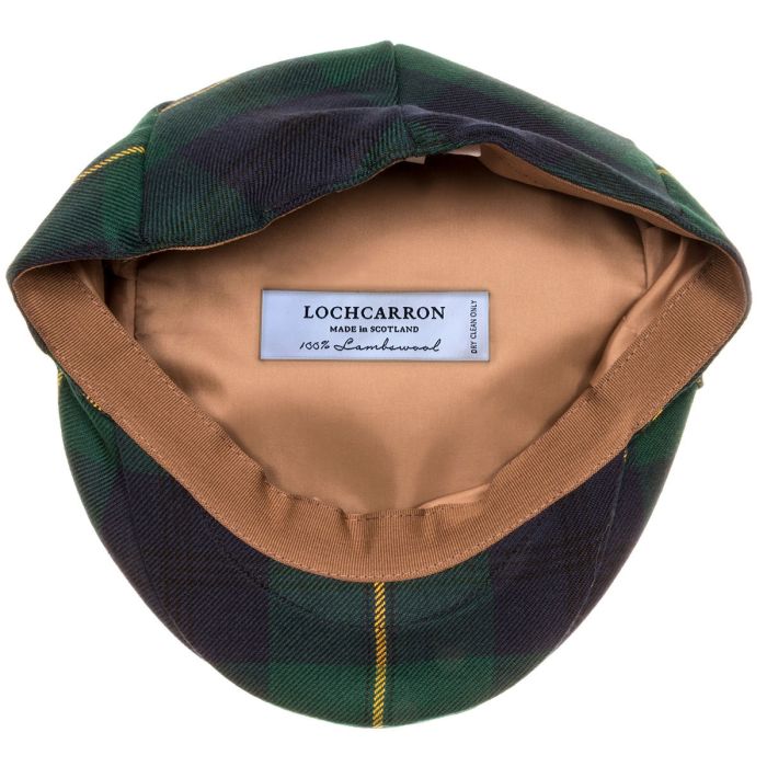 Lochcarron Of Scotland Made To Order Reiver Lightweight Tartan Barnton Flat Cap