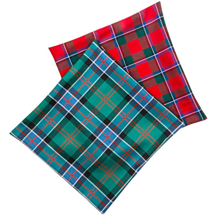 lochcarron of scotland Made to Order Reiver Lightweight Tartan Cushion Cover