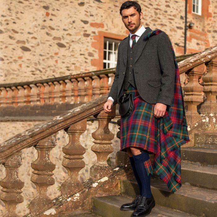 Lochcarron Of Scotland Made To Order Reiver Lightweight Tartan Fly Plaid