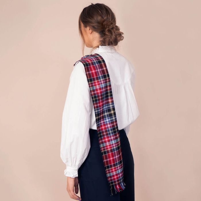 Lochcarron Of Scotland Made To Order Reiver Lightweight Tartan Mini Rosette Sash