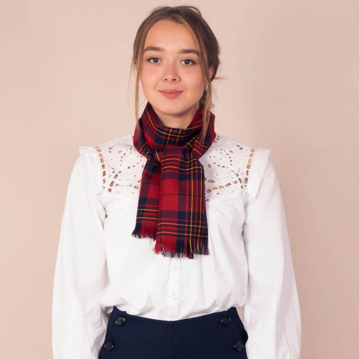 Lochcarron Of Scotland Made To Order Reiver Lightweight Tartan Scarf