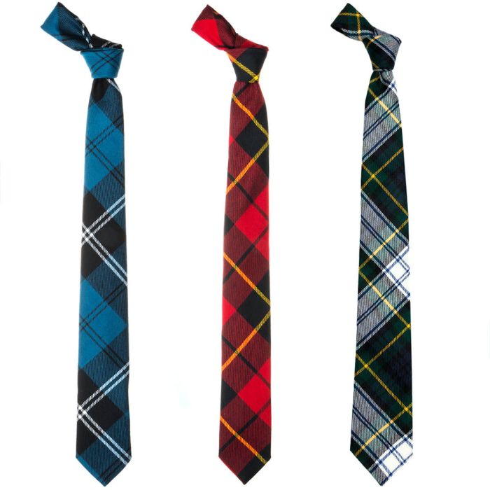 lochcarron of scotland Made to Order Reiver Lightweight Tartan Skinny Tie lochcarron of scotland Made to Order Reiver Lightweight Tartan Skinny Tie