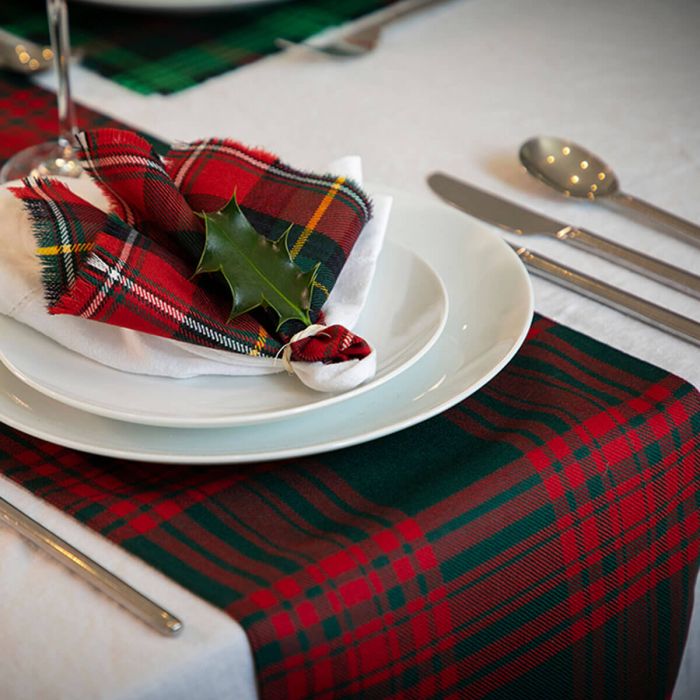 Lochcarron Of Scotland Made To Order Reiver Lightweight Tartan Table Runner