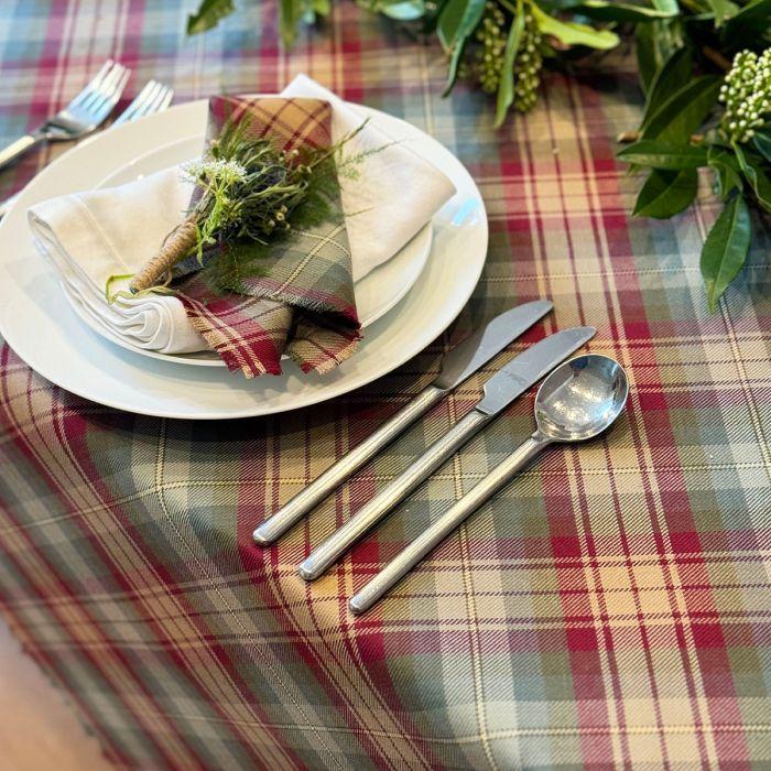 Lochcarron Of Scotland Made To Order Reiver Lightweight Tartan Tablecloth