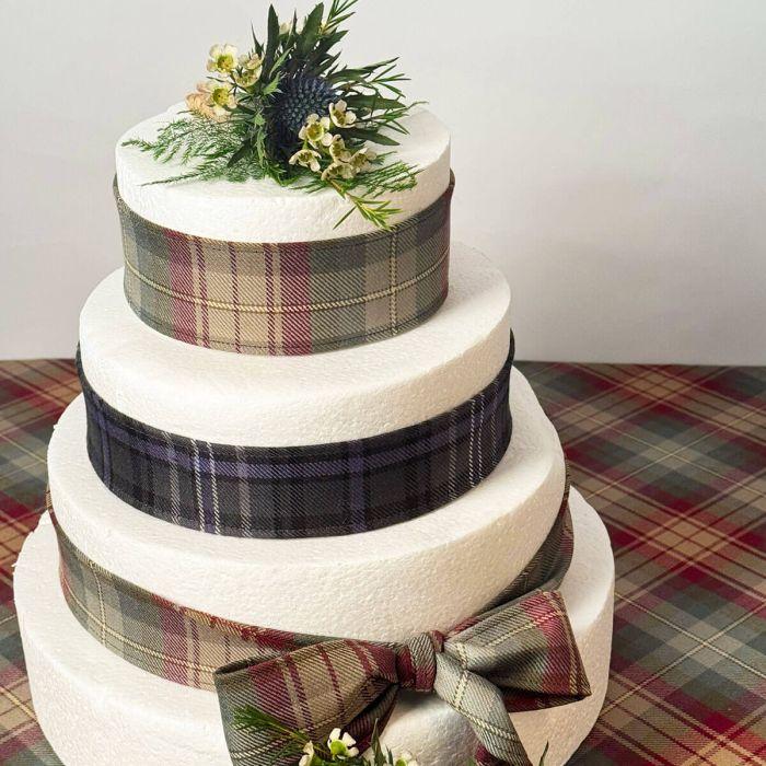 Lochcarron Of Scotland Made To Order Reiver Tartan Ribbon - Hand Fasting