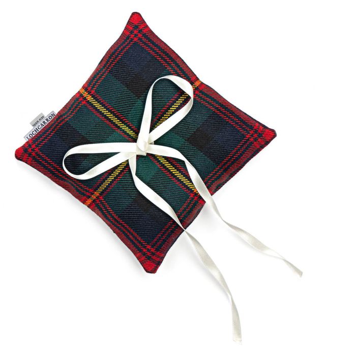Lochcarron Of Scotland Made To Order Reiver Tartan Wedding Ring Cushion