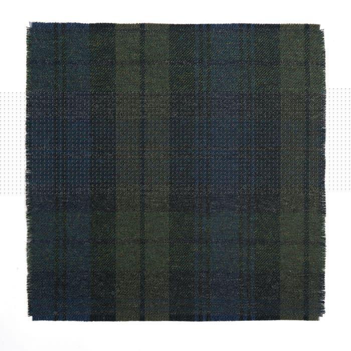 Lochcarron Of Scotland Made To Order Selkirk Heavyweight Tweed Pocket Square