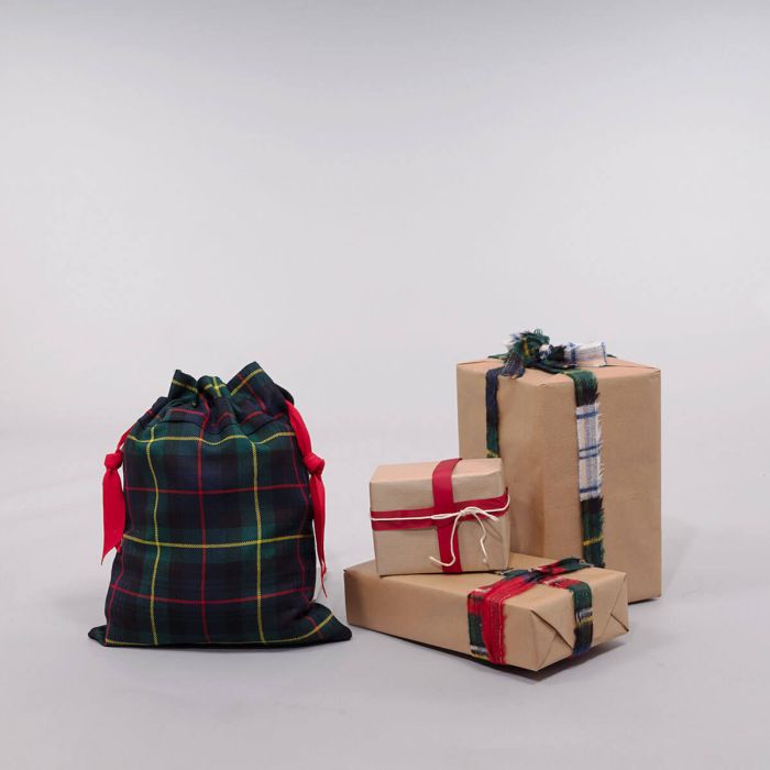 Lochcarron Of Scotland Made To Order Small Santa Sack