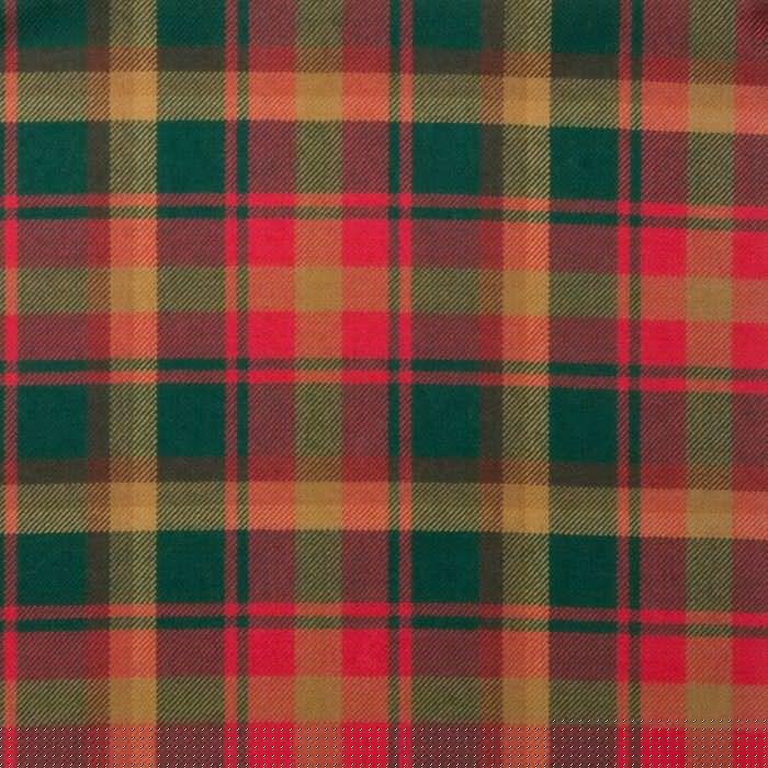 lochcarron of scotland Maple Leaf Canadian Lightweight Tartan Fabric