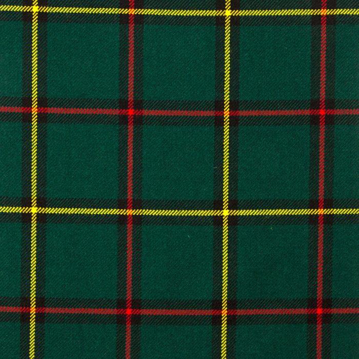 lochcarron of scotland Marr Green Modern Heavyweight Tartan Fabric