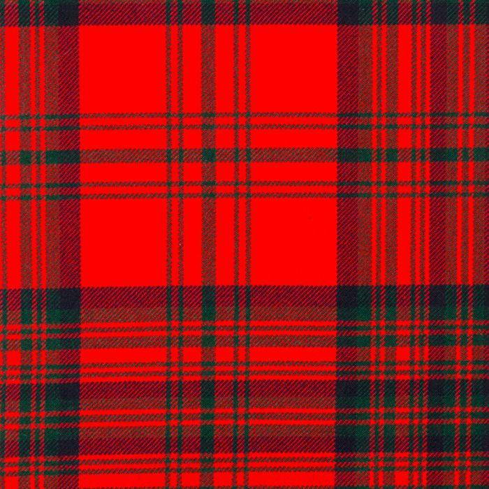 lochcarron of scotland Matheson Red Modern Heavyweight Tartan Fabric