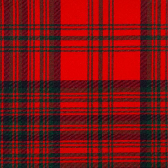 lochcarron of scotland Matheson Red Modern Medium Weight Tartan Fabric