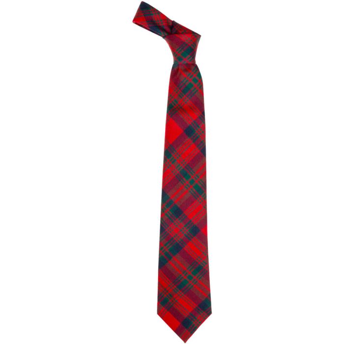 Lochcarron Of Scotland Matheson Red Modern Tartan Tie