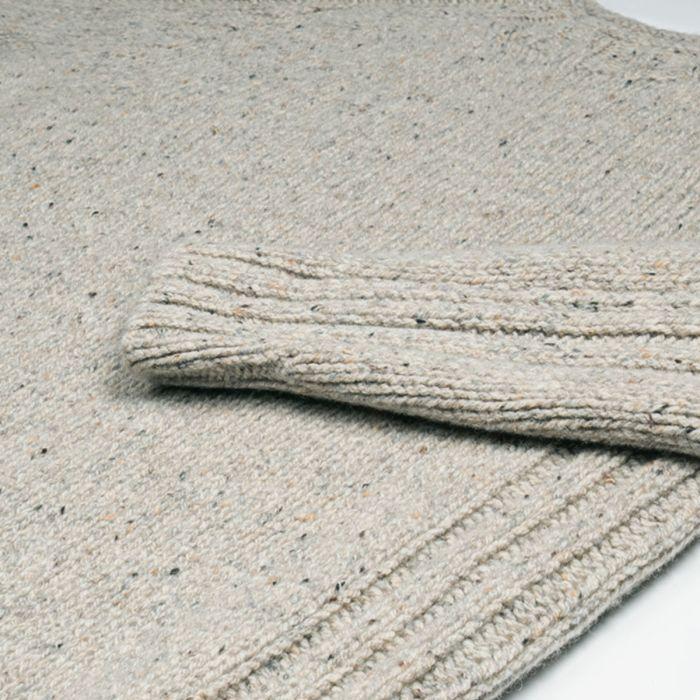 Lochcarron Of Scotland Men's Cameron Mull Chunky Knitted Wool Crew Neck Jumper