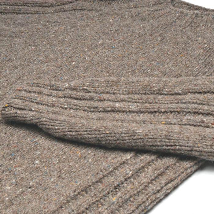 Lochcarron Of Scotland Men's Cameron Torridon Chunky Knitted Wool Crew Neck Jumper