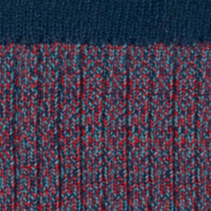Lochcarron Of Scotland Mens Navy Firth Crew Length Merino Blend Socks