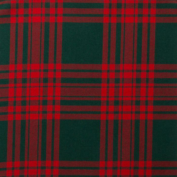 lochcarron of scotland Menzies Green Modern Lightweight Tartan Fabric