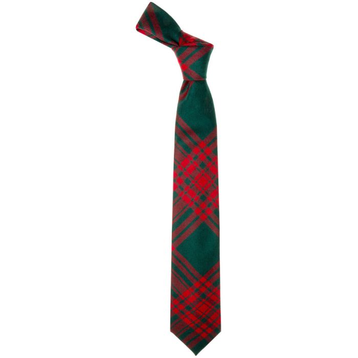 Lochcarron Of Scotland Menzies Green Modern Tartan Tie