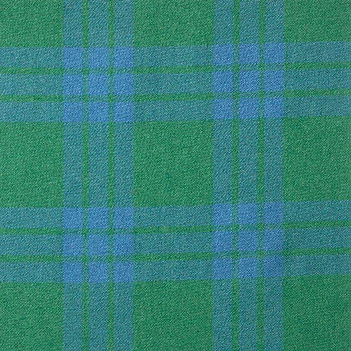 lochcarron of scotland Montgomery Blue Ancient Heavyweight Tartan Fabric