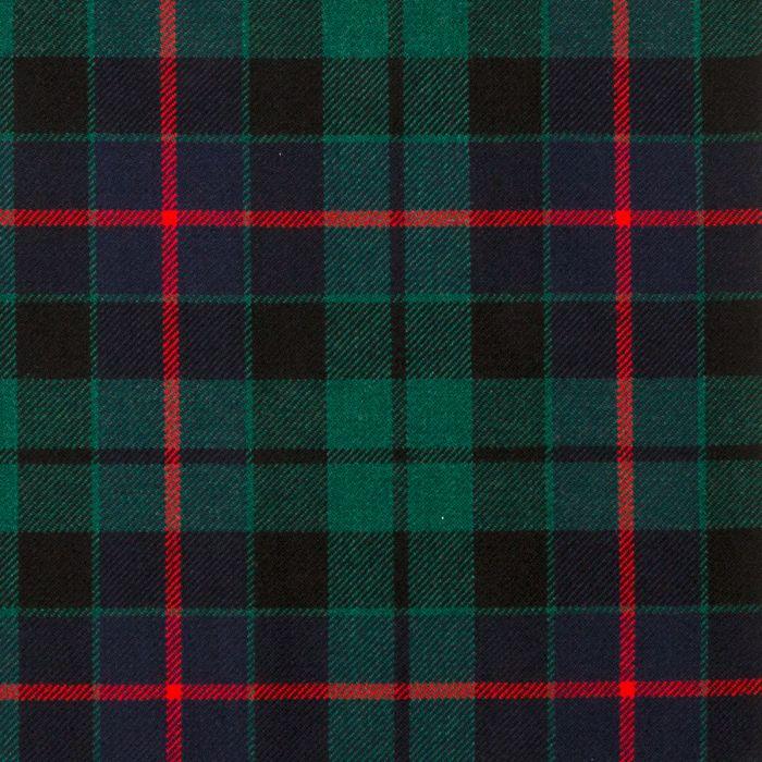 lochcarron of scotland Morrison Green Modern Heavyweight Tartan Fabric