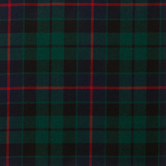 lochcarron of scotland Morrison Green Modern Lightweight Tartan Fabric
