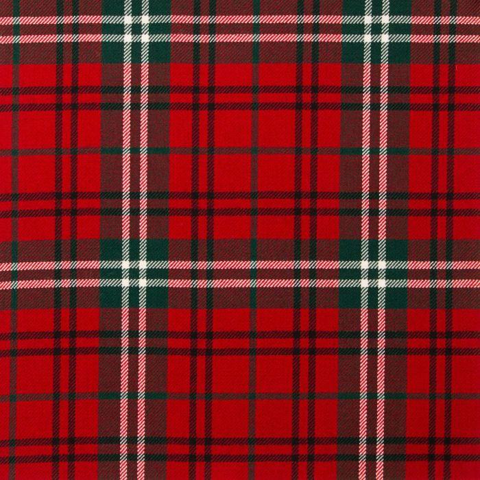 lochcarron of scotland Morrison Red Modern Lightweight Tartan Fabric