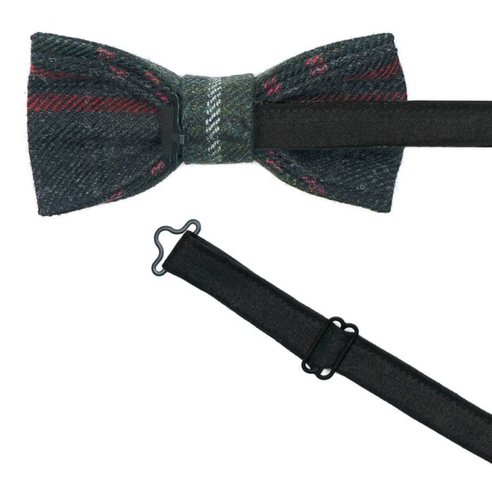 Lochcarron Of Scotland Patriot Forrest Selkirk Heavyweight Tweed Bow Tie