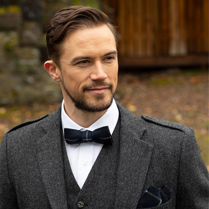 Lochcarron Of Scotland Patriot Loch Selkirk Heavyweight Tweed Bow Tie