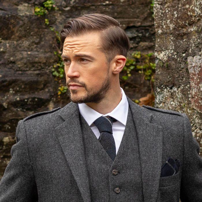 Lochcarron Of Scotland Patriot Loch Selkirk Heavyweight Tweed Tie