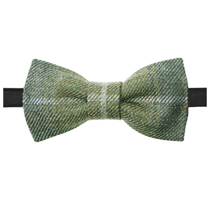 lochcarron of scotland Patriot Moorland Selkirk Heavyweight Tweed Bow Tie