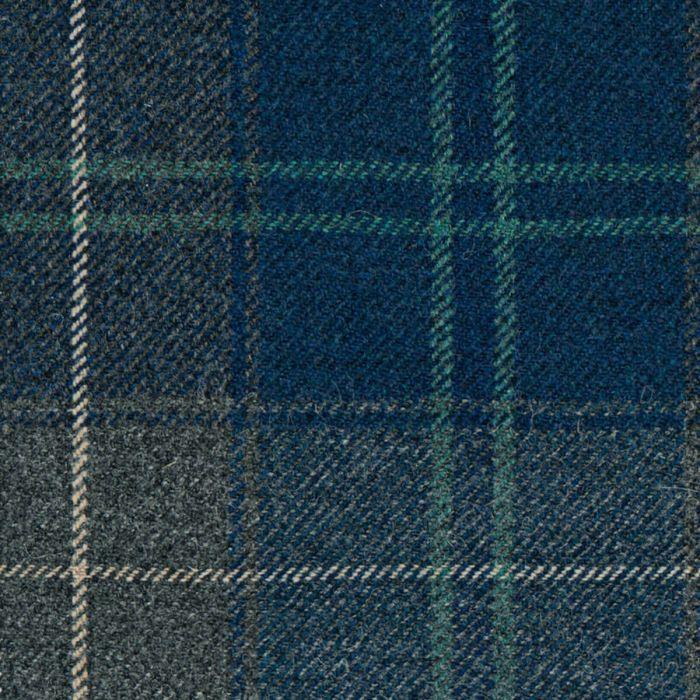 lochcarron of scotland Patriot Teviot Tartan Waverley Medium Weight Tweed Fabric