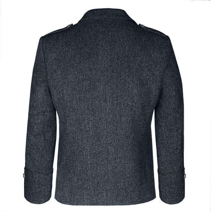 Lochcarron Of Scotland Porters Grey Shetland Tweed Argyll Kilt Jacket