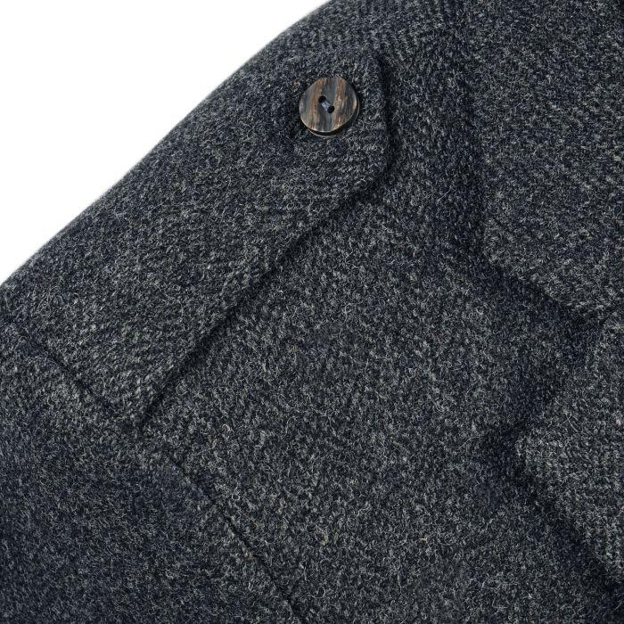 Lochcarron Of Scotland Porters Grey Shetland Tweed Crail Kilt Jacket