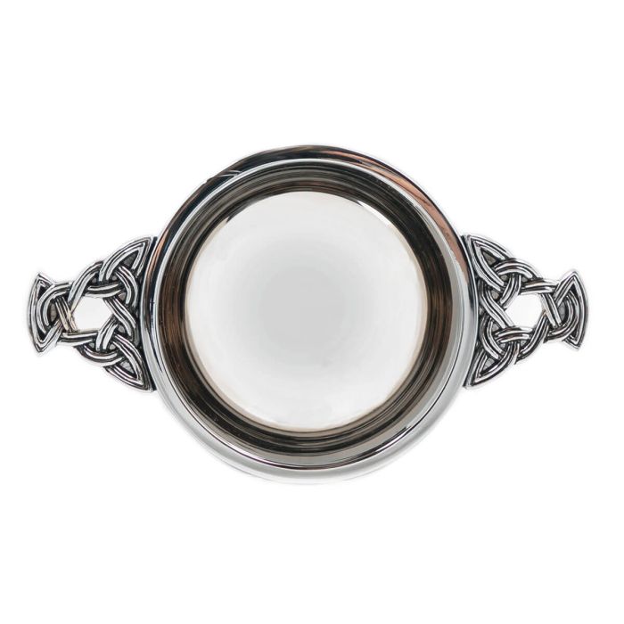 Lochcarron Of Scotland Quaich With Celtic Knot Design
