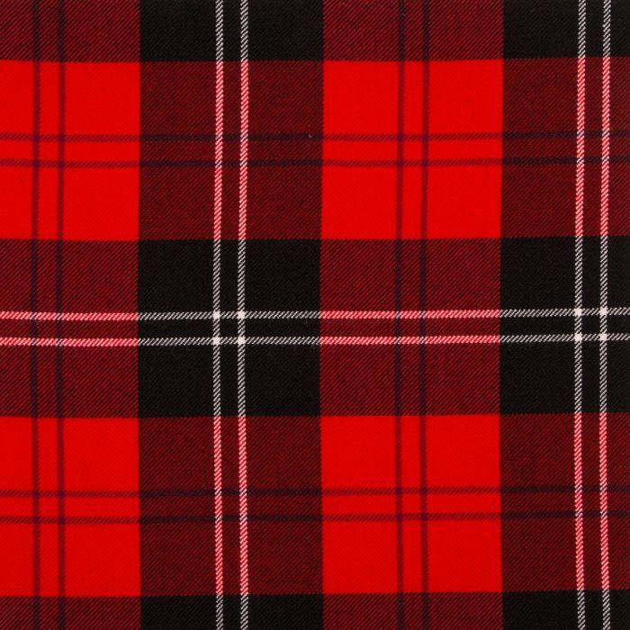 lochcarron of scotland Ramsay Red Modern Medium Weight Tartan Fabric